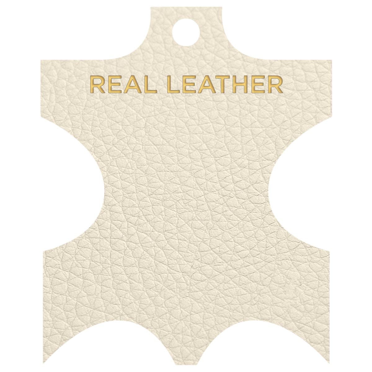 Fabio Real Leather Stool Cream