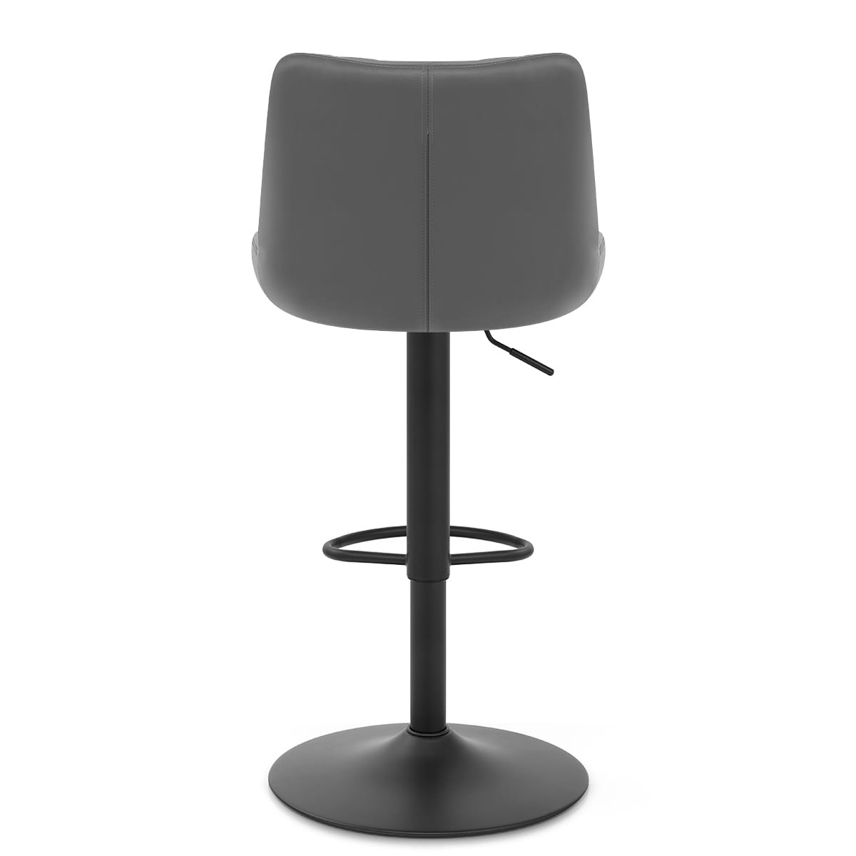 Chaise de Bar Faux Cuir - Faro Gris