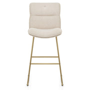 Finley Gold Stool Champagne Boucle