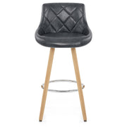 Fuse Wooden Stool Antique Slate