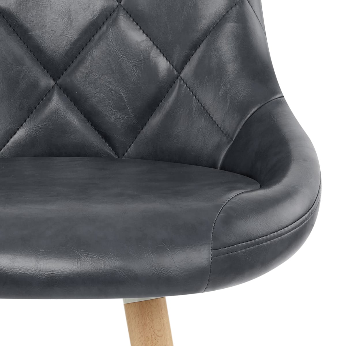Fuse Wooden Stool Antique Slate