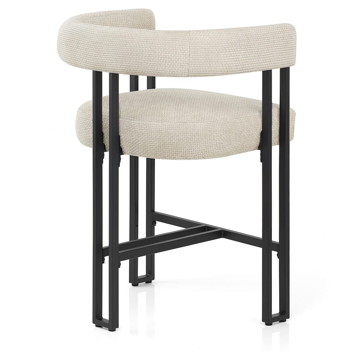 Gigi Bar Stool Cream Fabric