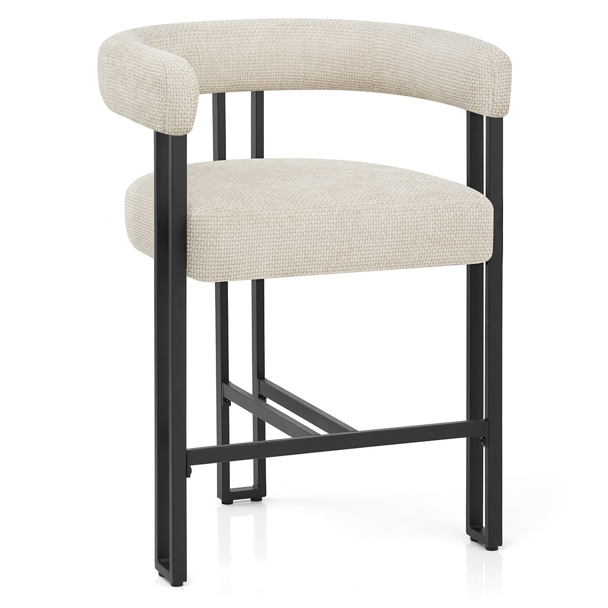 Gigi Bar Stool Cream Fabric
