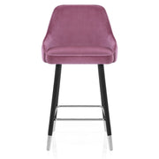 Glam Bar Stool Purple Velvet