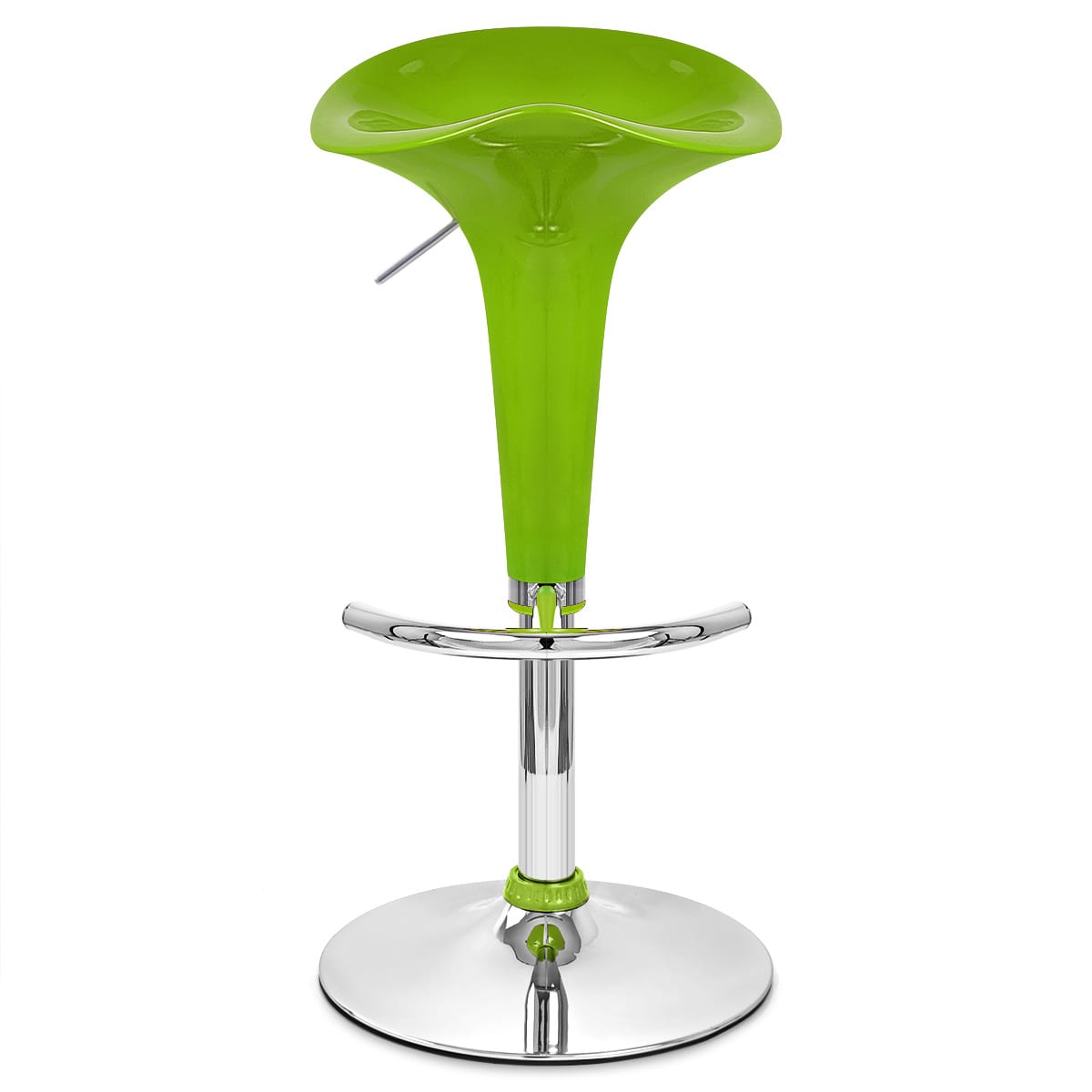 Chaise de Bar ABS Chrome - Gloss Coco Vert 