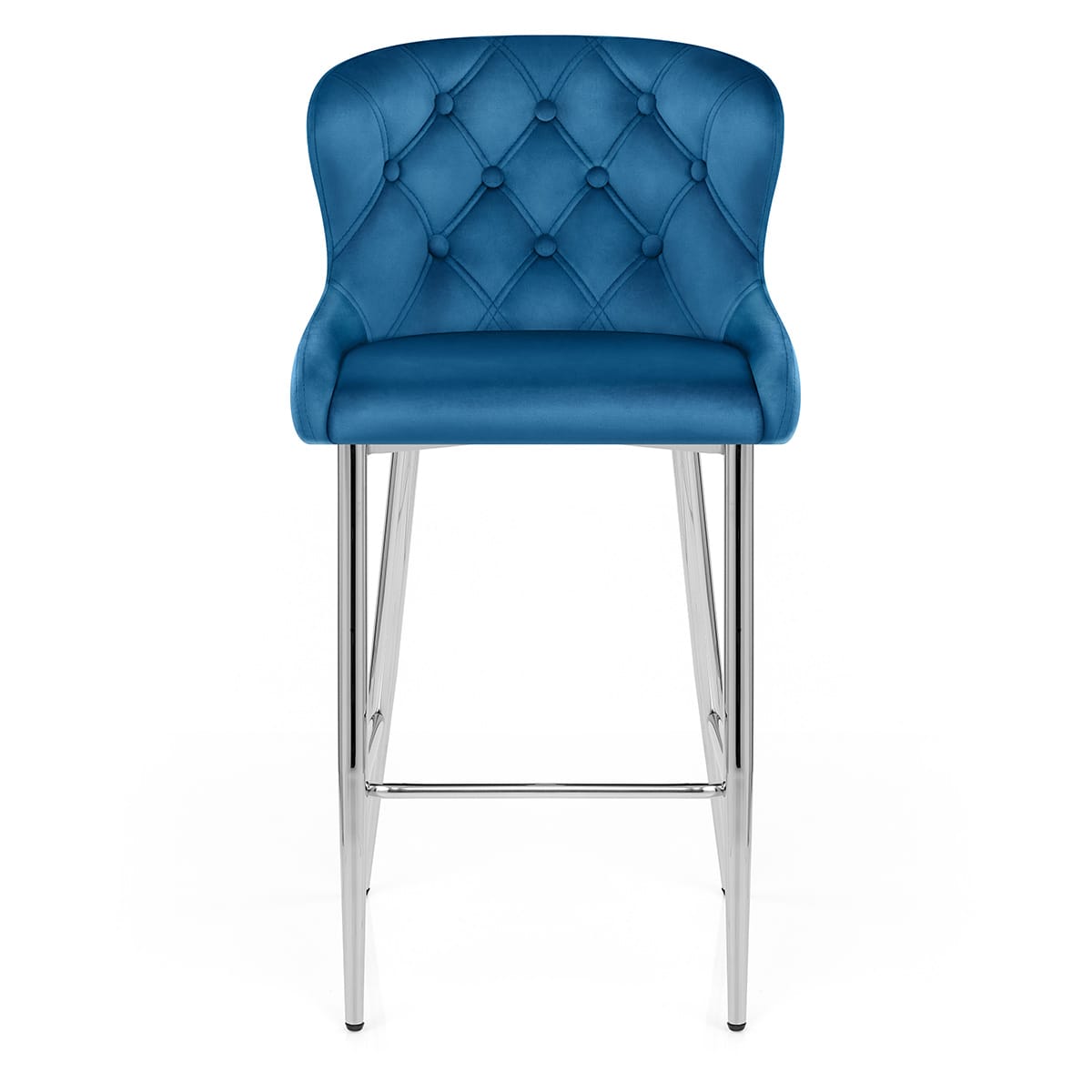 Tabouret Velours - Grace Bleu