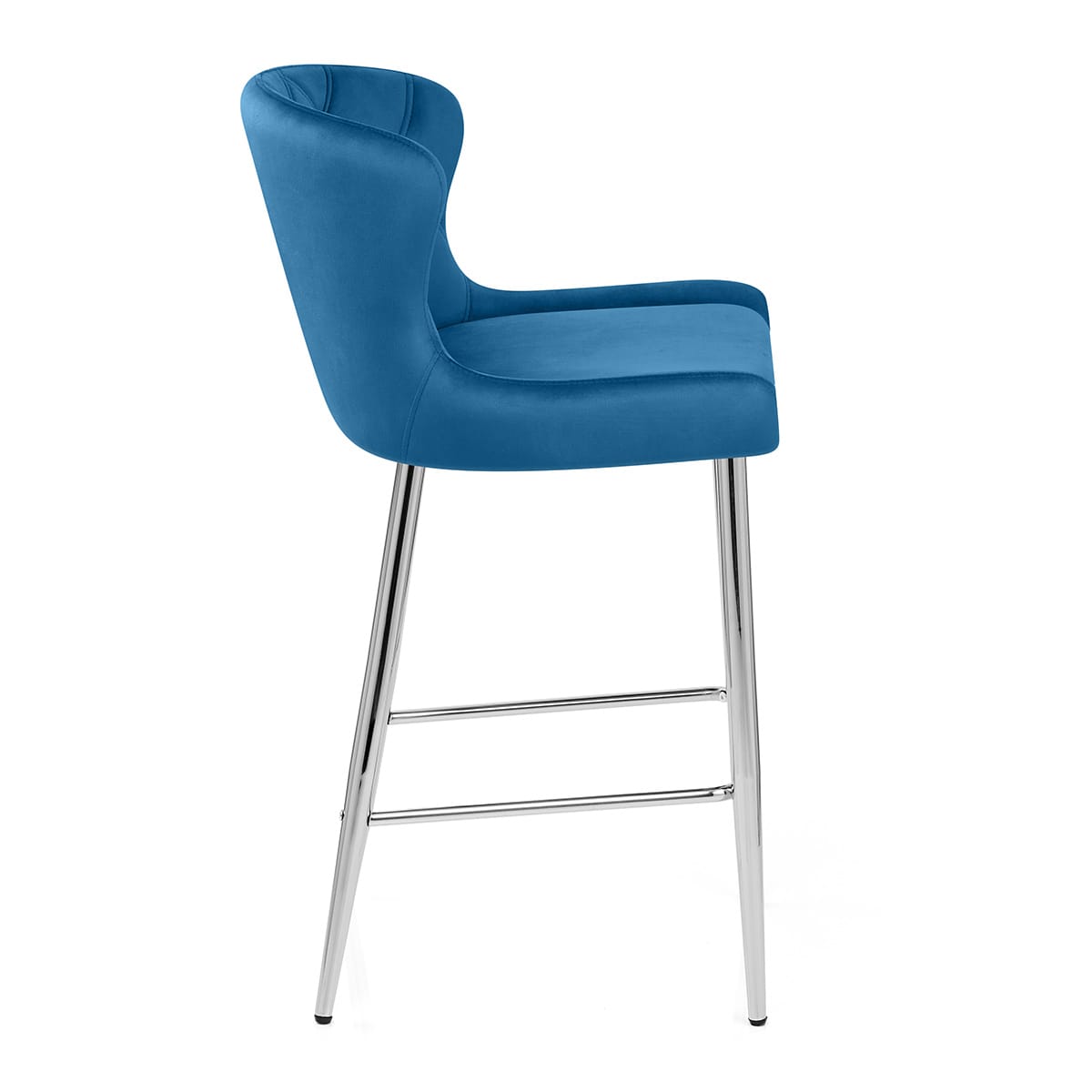 Tabouret Velours - Grace Bleu
