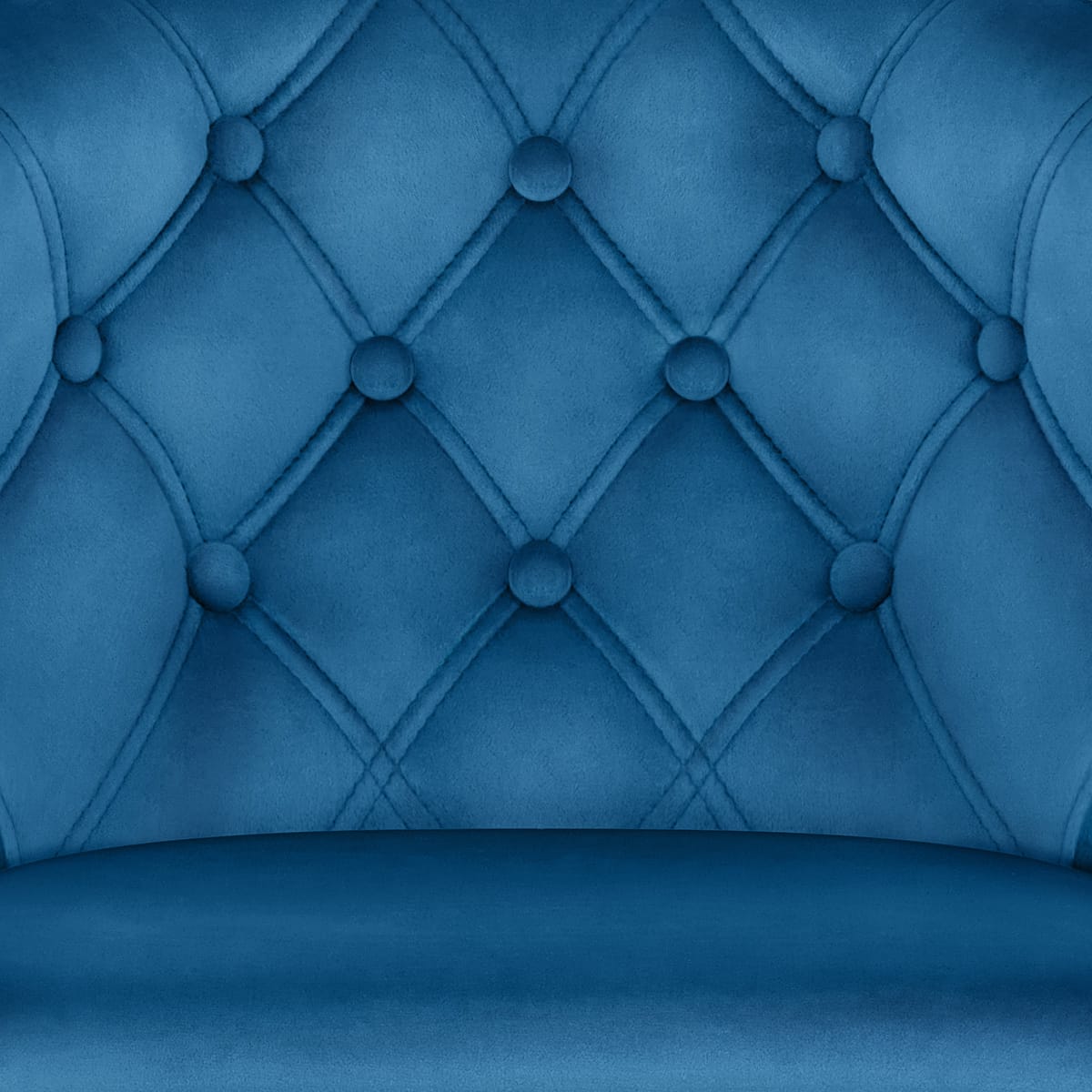 Tabouret Velours - Grace Bleu