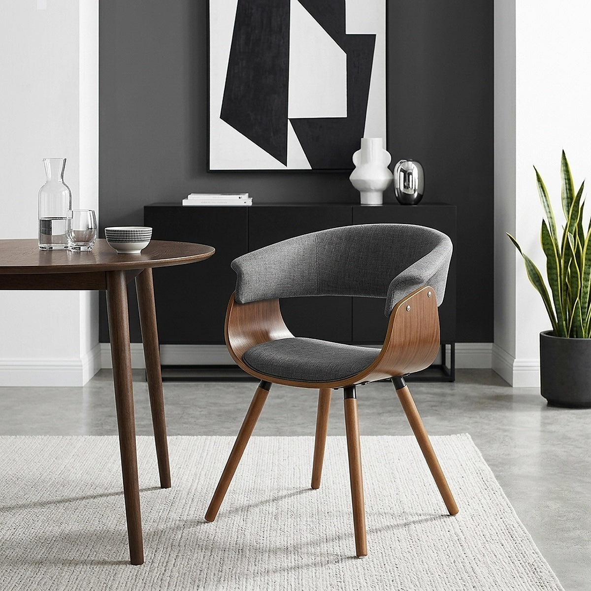 Chaise Bois - Grafton Gris 