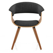 Grafton Dining Chair Walnut & Grey