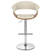 Grafton Stool Walnut & Cream