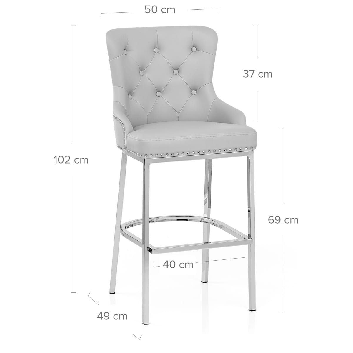 Grange Bar Stool Grey