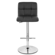Grid Bar Stool Black