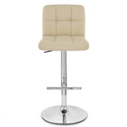 Grid Bar Stool Cream
