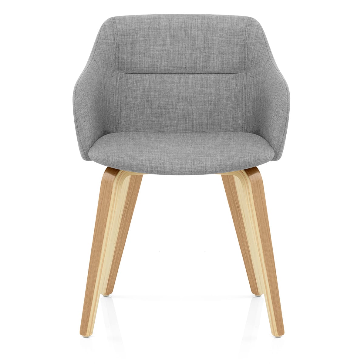 Chaise Bois Tissu - Harley Gris 