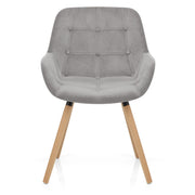 Harris Dining Chair Grey Velvet