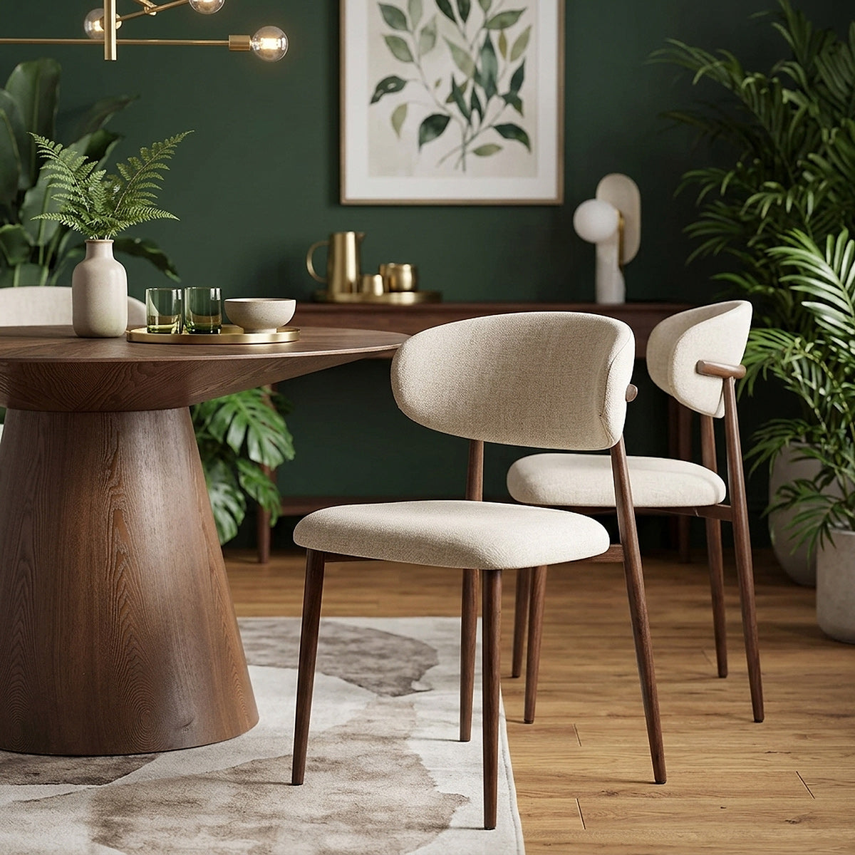 Chaise Tissu - Harrow Crème