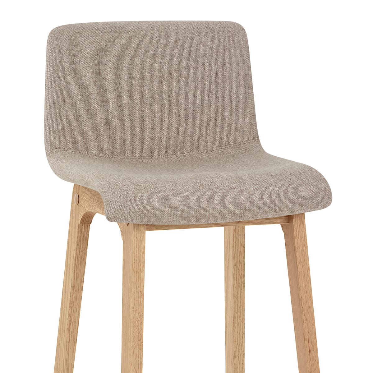 Tabouret de Bar Tissu - Haven Taupe