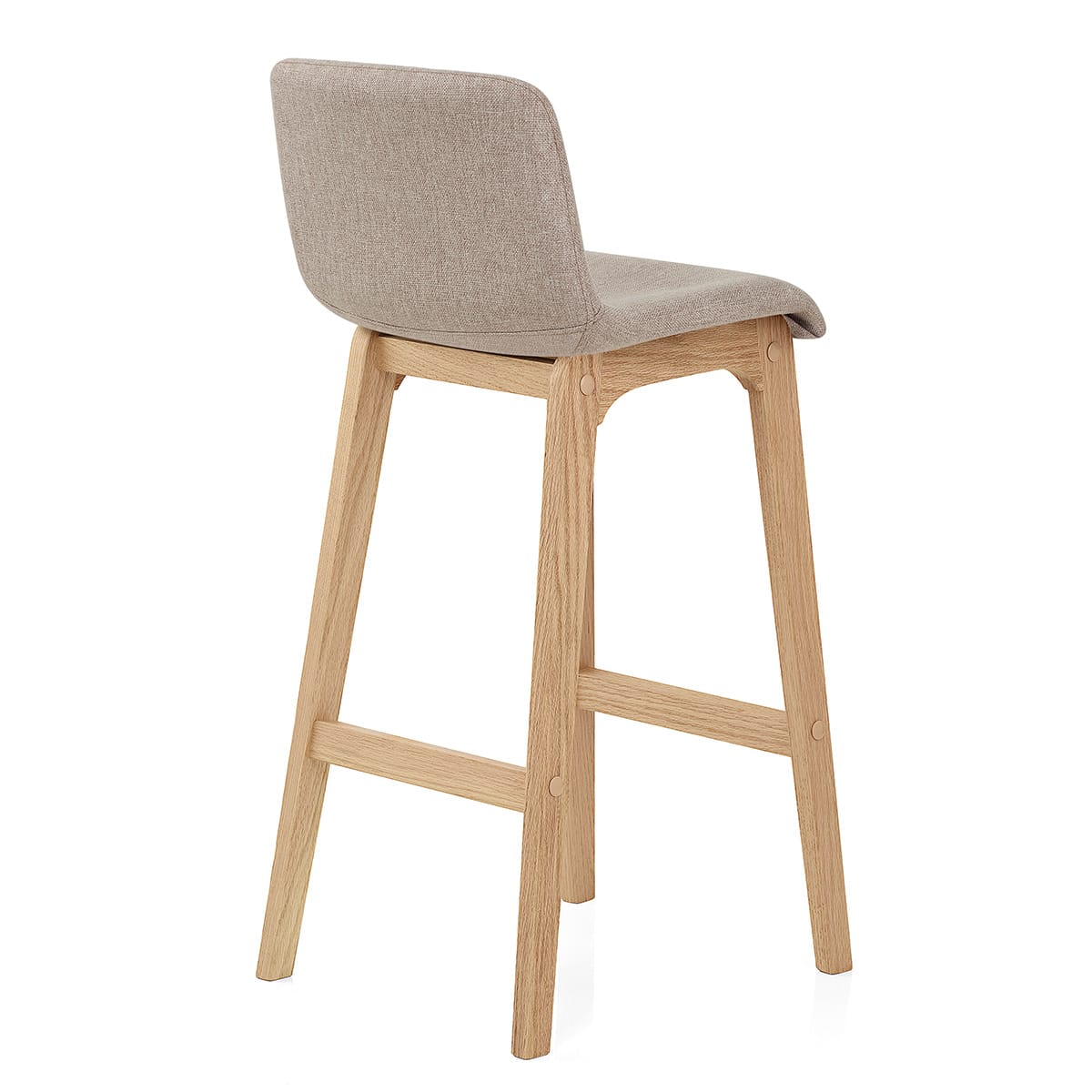 Tabouret de Bar Tissu - Haven Taupe