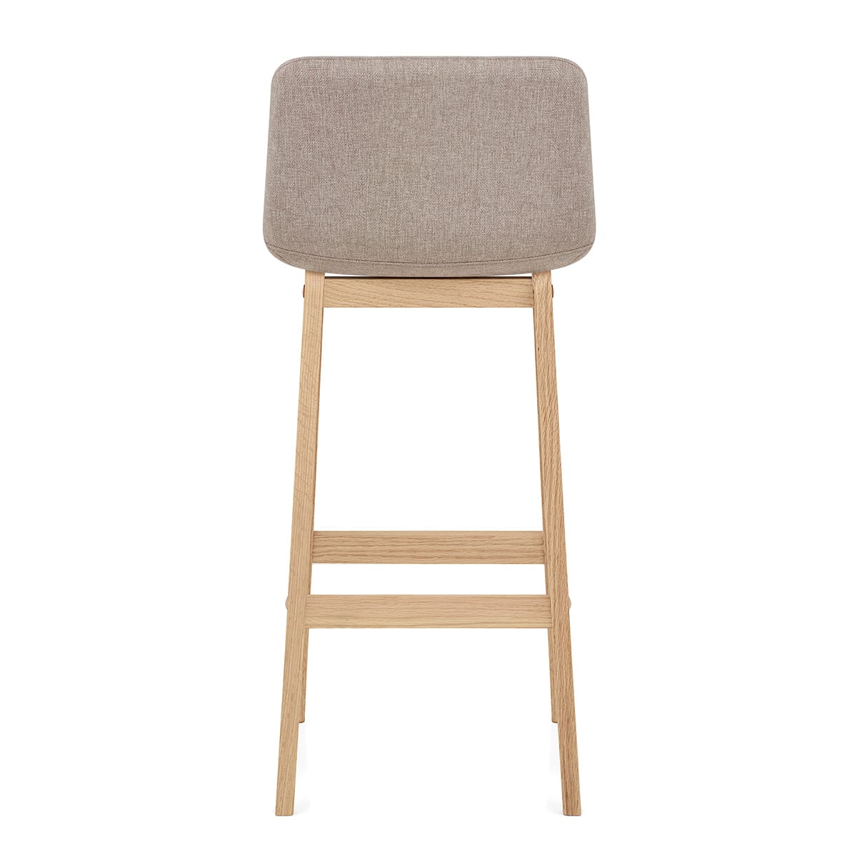 Tabouret de Bar Tissu - Haven Taupe