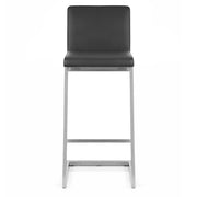 High Ace Brushed Stool Black