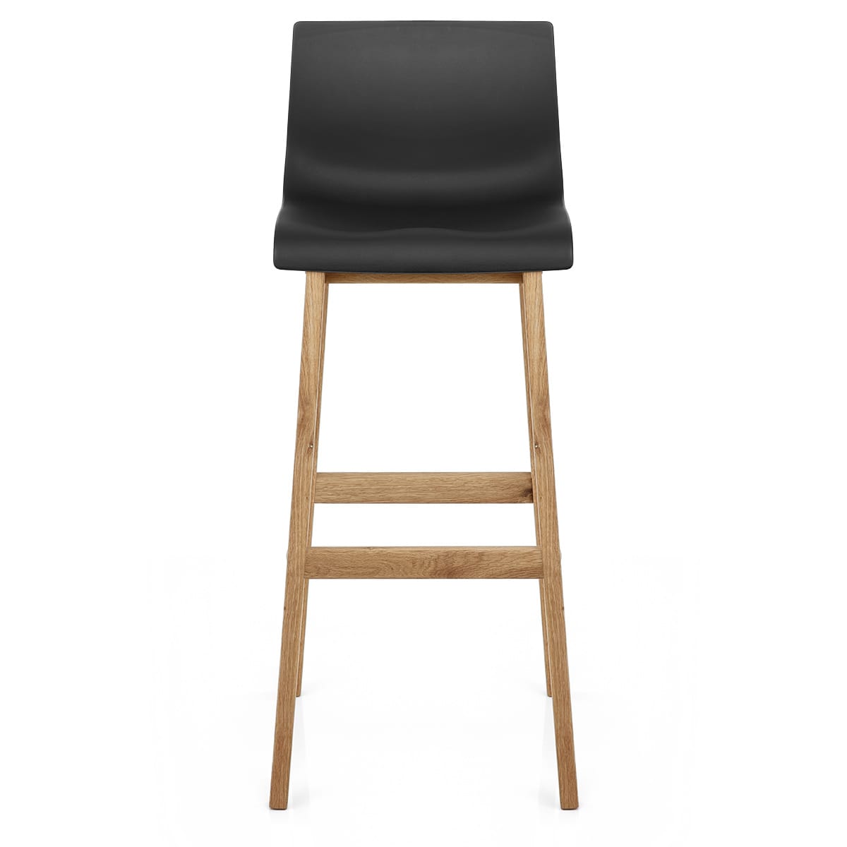 Tabouret de Bar Résine Bois - Haut Drift Noir 