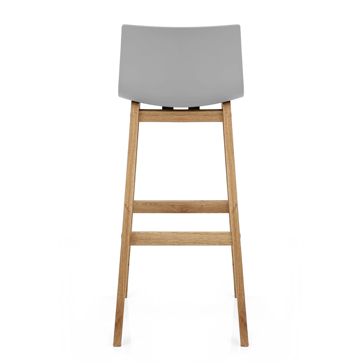 High Drift Oak & Grey Bar Stool