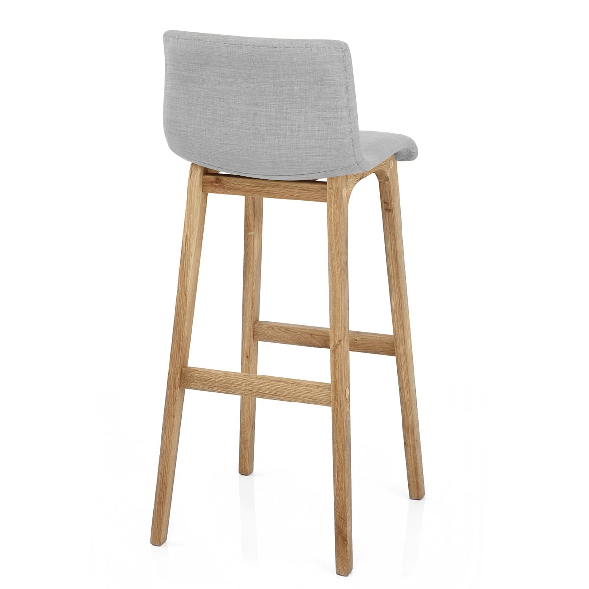 Tabouret de Bar Tissu - Haut Drift Gris Clair