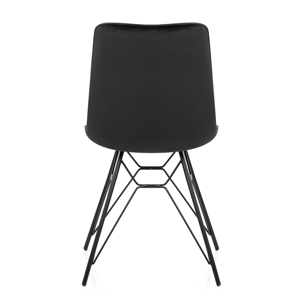 Indi Dining Chair Black Velvet