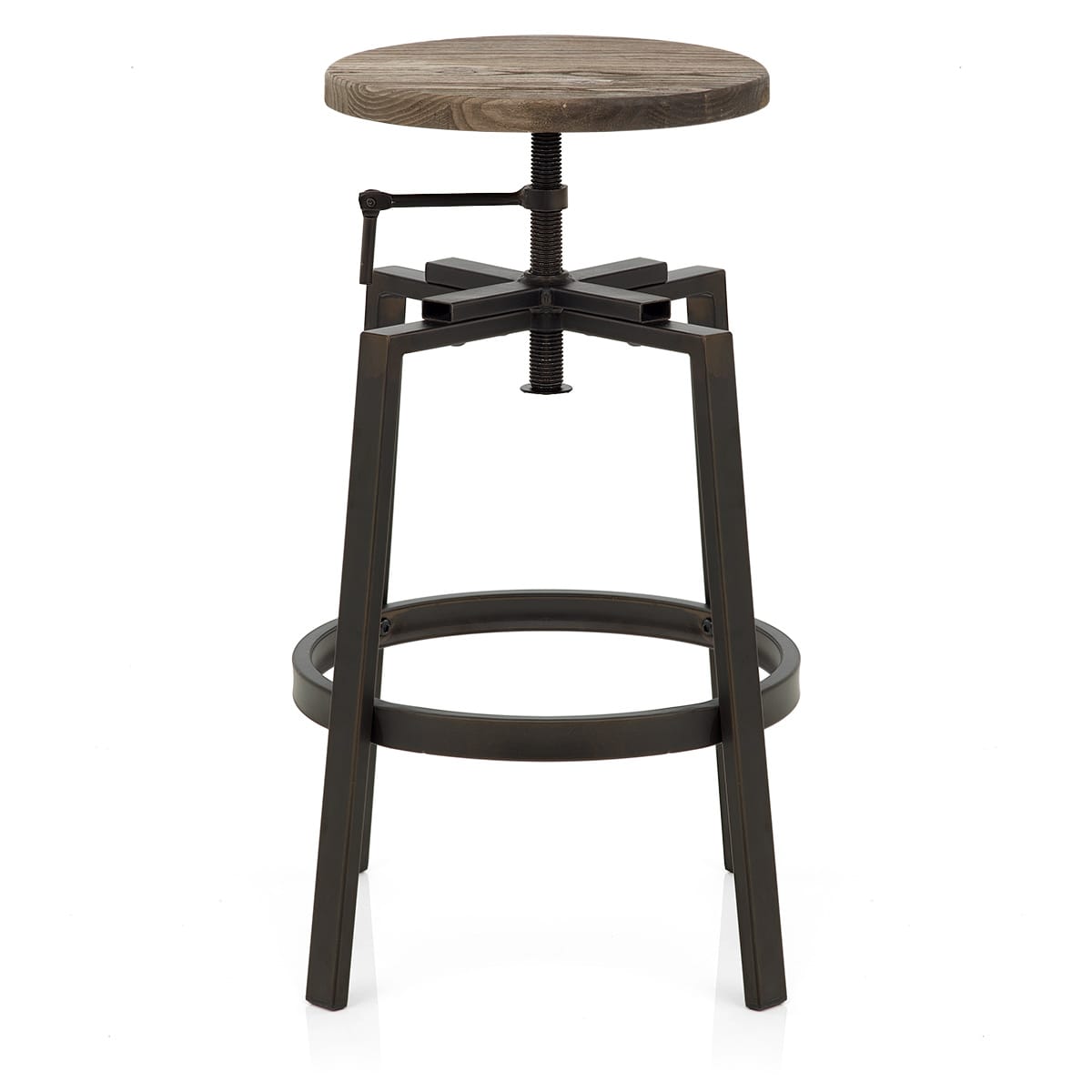 Tabouret de Bar Bois Foncé - Industrial Turner Bois 