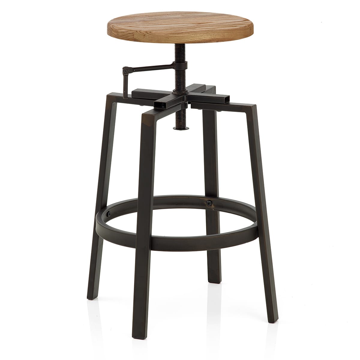 Tabouret de Bar Bois Clair - Industrial Turner Bois 