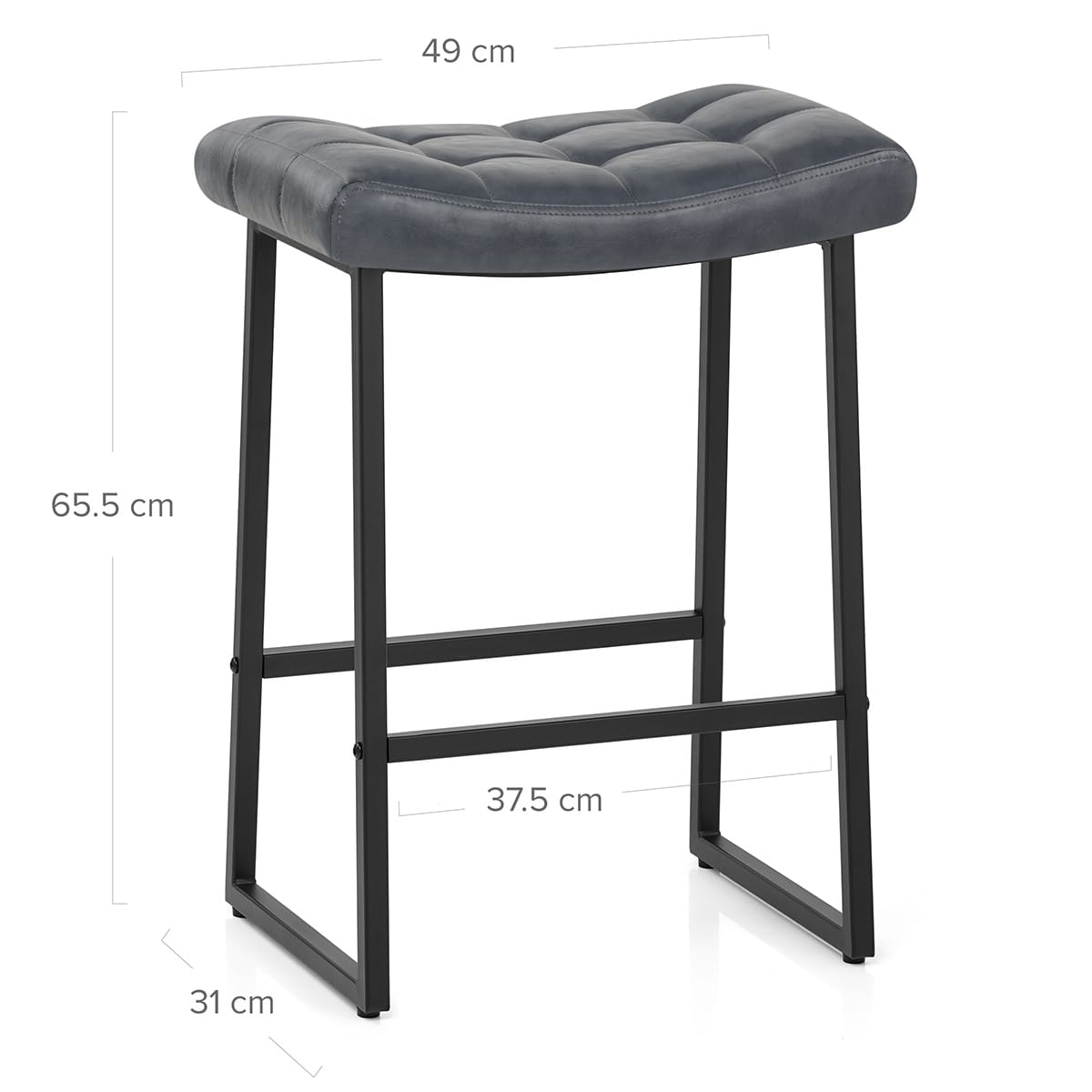 Jago Bar Stool Antique Blue