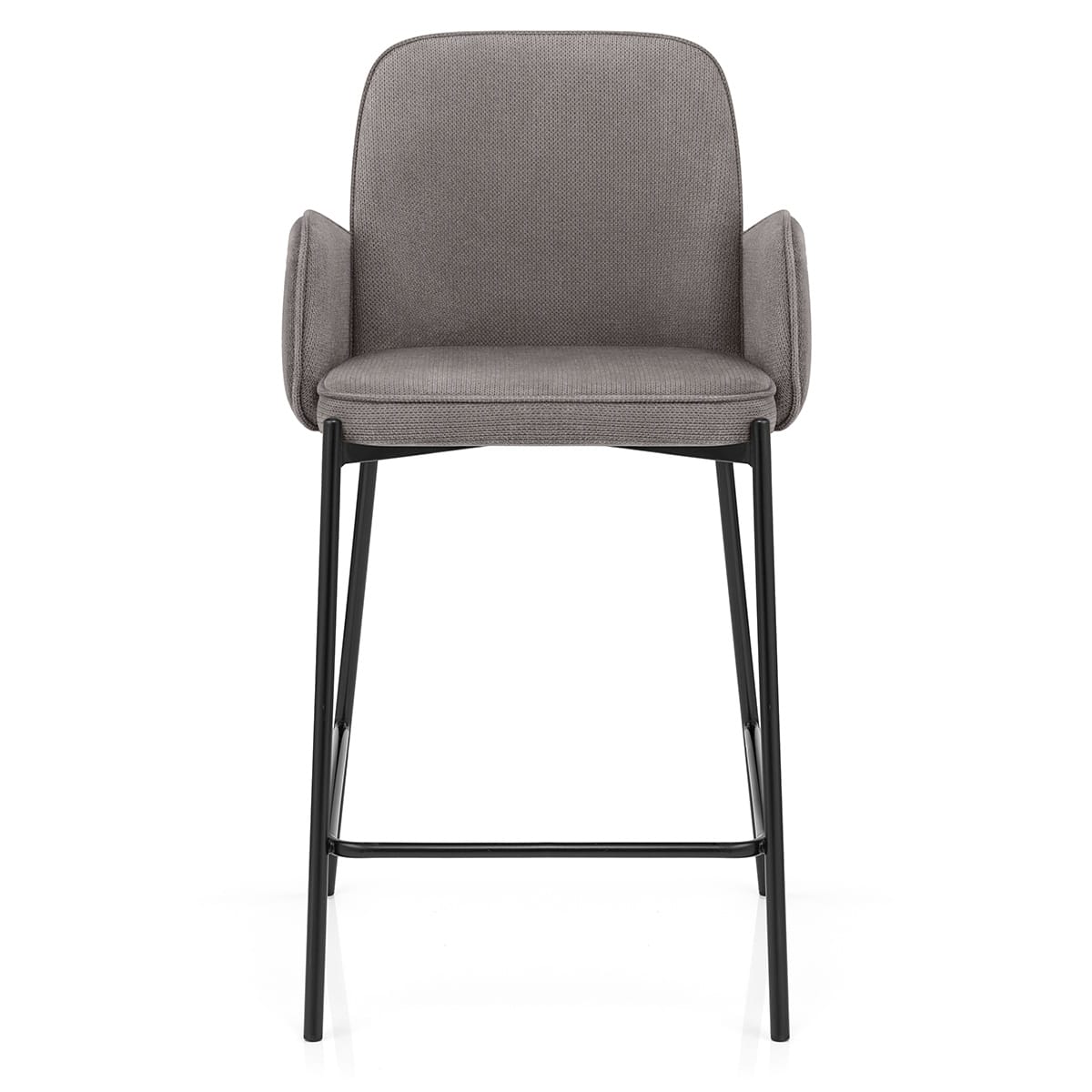 Jarvis Bar Stool Grey Fabric