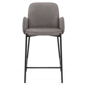 Jarvis Bar Stool Grey Fabric