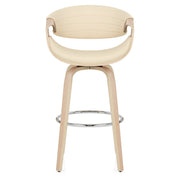 Jefferson Wooden Bar Stool Cream
