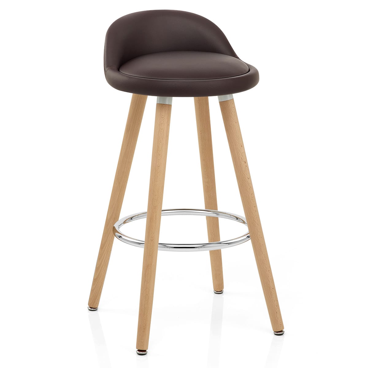 Jive Wooden Stool Brown