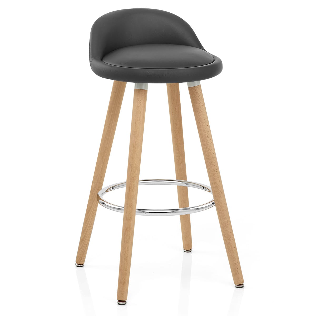 Jive Wooden Stool Grey