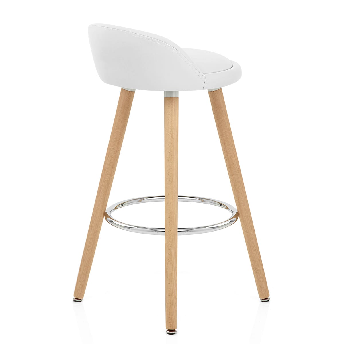 Jive Wooden Stool White