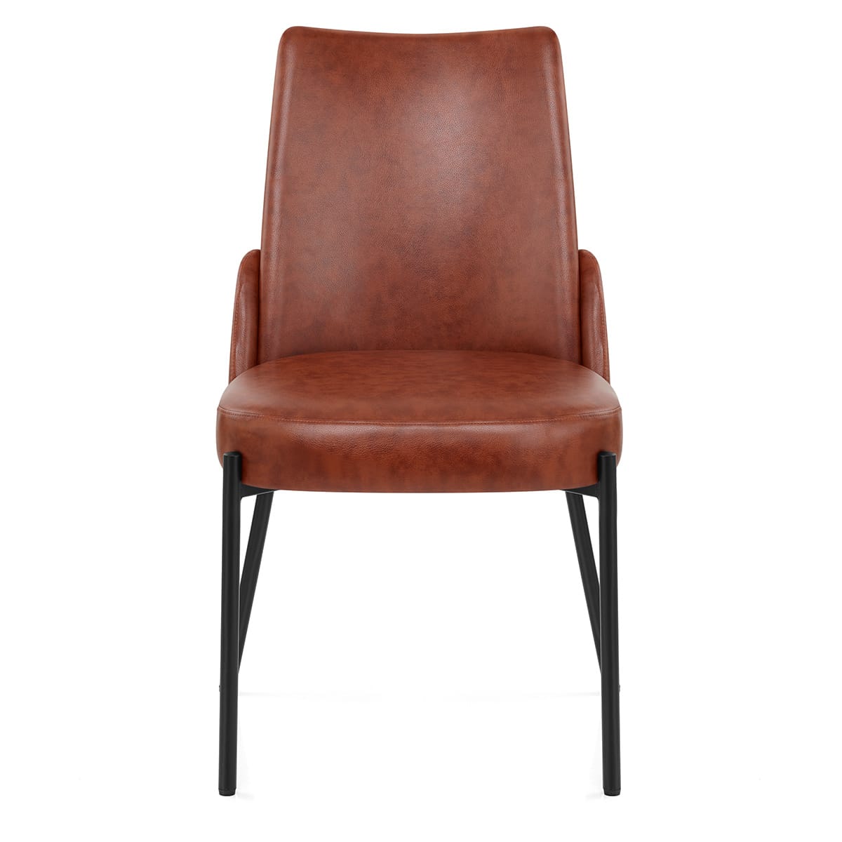 Chaise Faux Cuir - Juno Marron