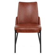 Chaise Faux Cuir - Juno Marron