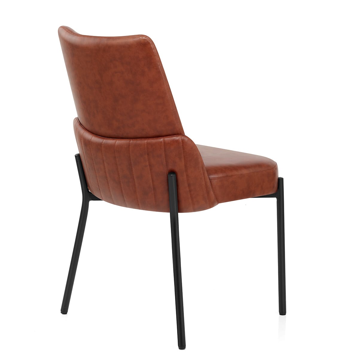 Chaise Faux Cuir - Juno Marron