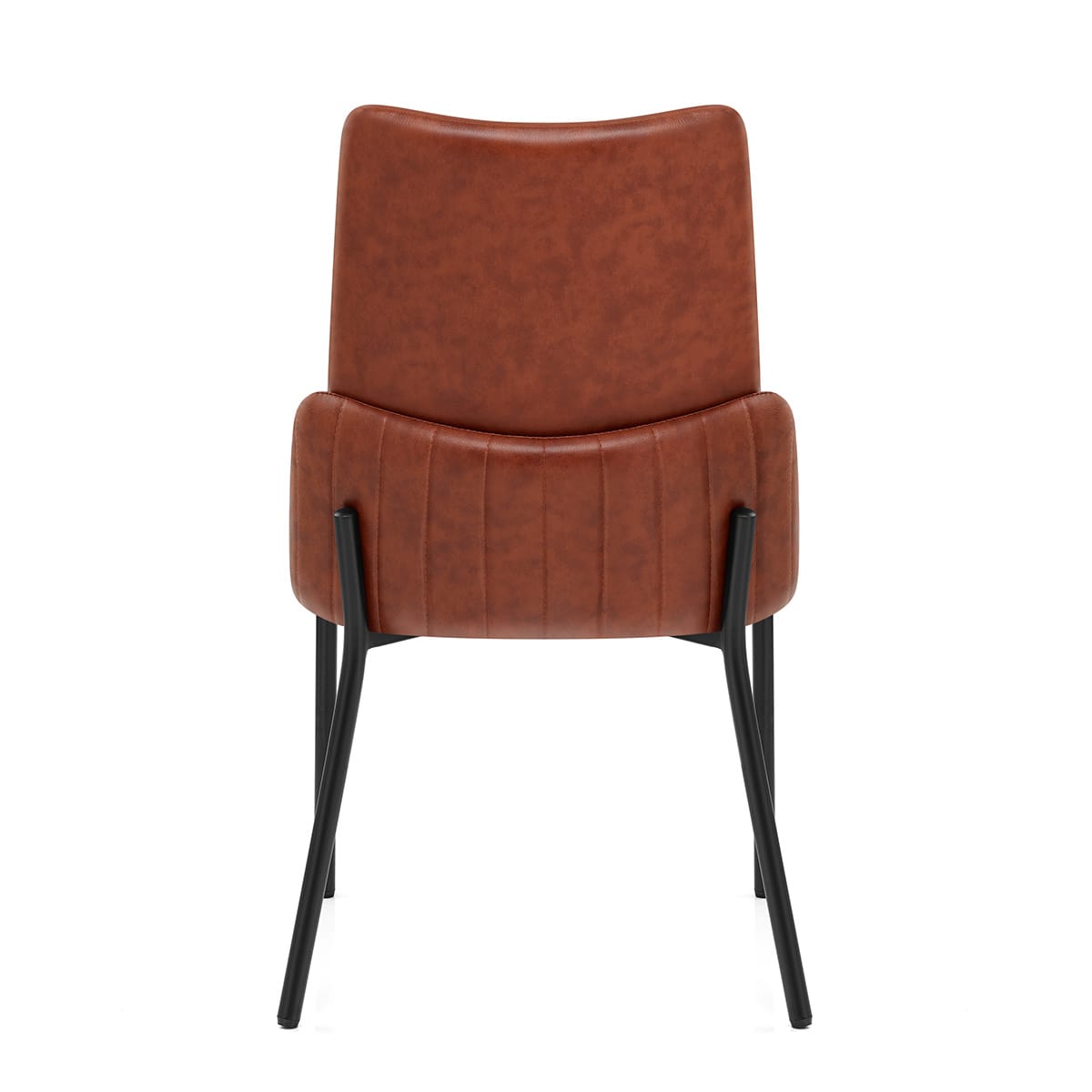 Chaise Faux Cuir - Juno Marron