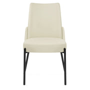 Chaise Faux Cuir - Juno Crème