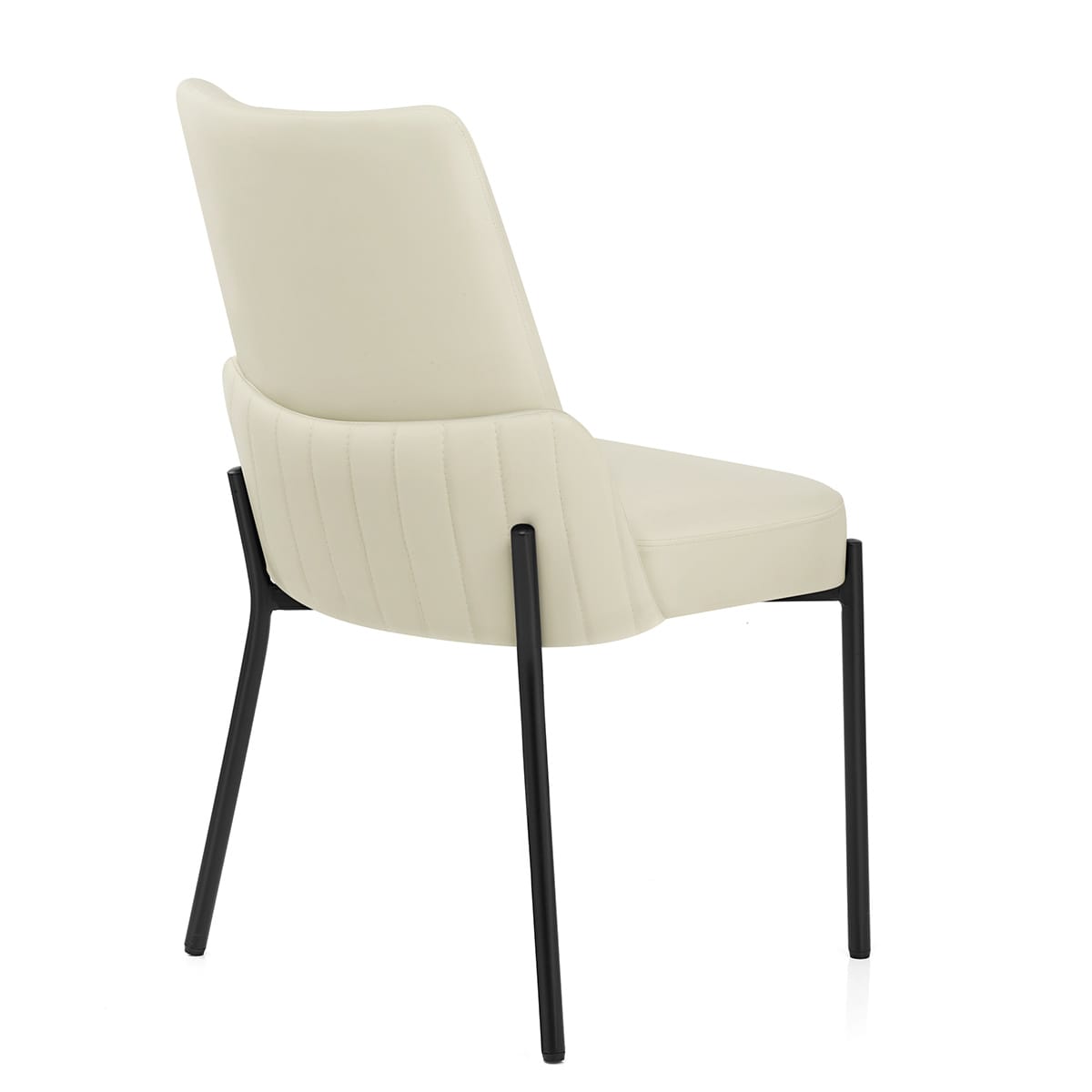 Chaise Faux Cuir - Juno Crème