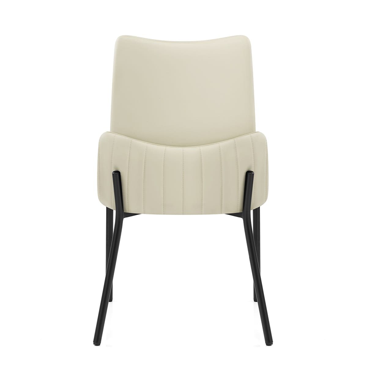 Chaise Faux Cuir - Juno Crème