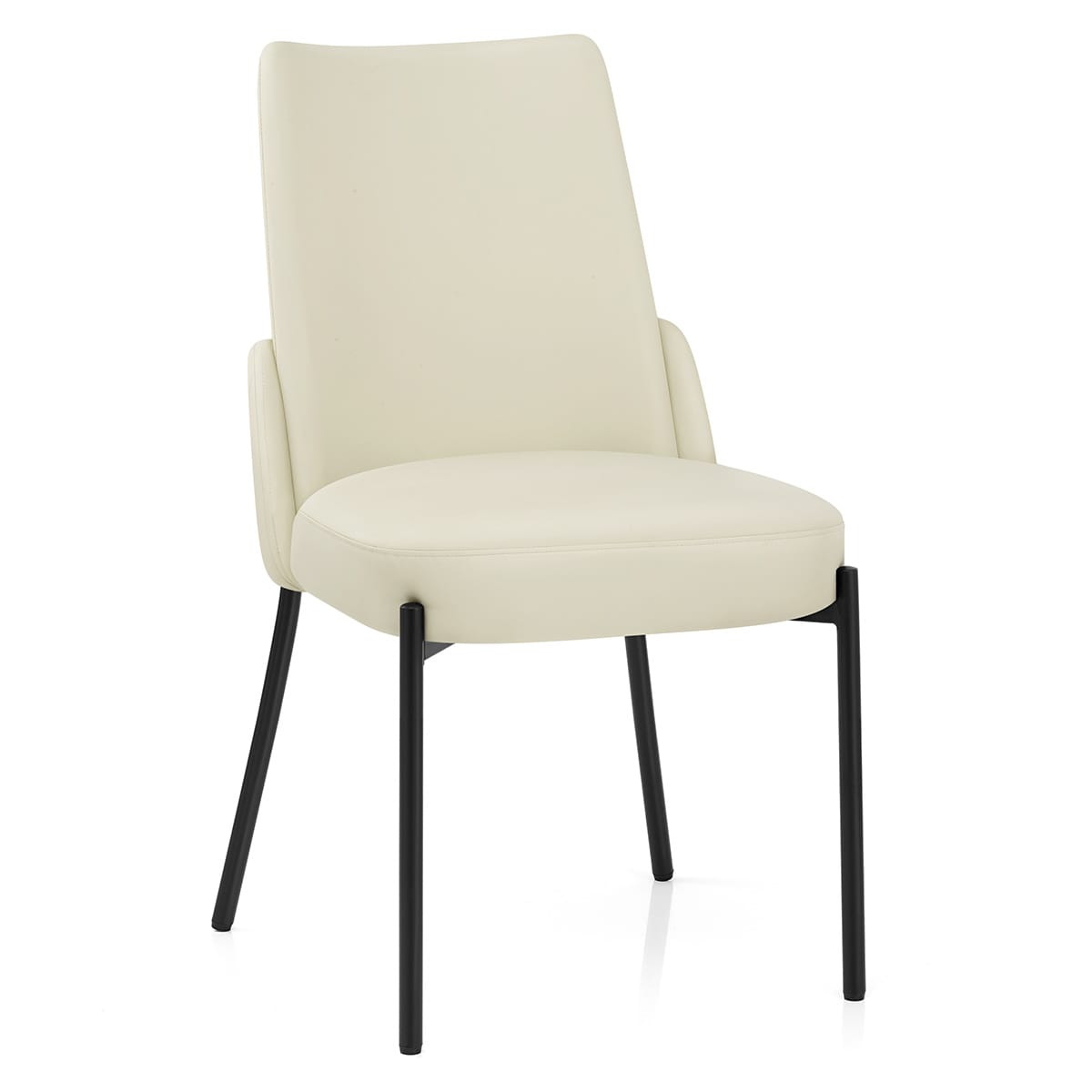 Chaise Faux Cuir - Juno Crème