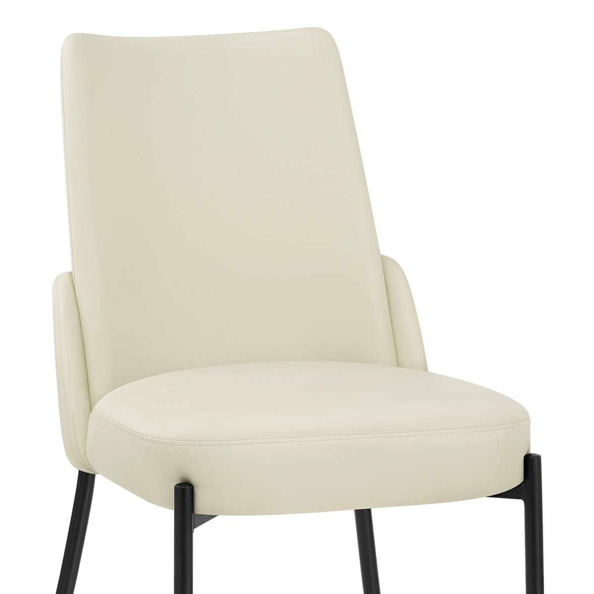 Chaise Faux Cuir - Juno Crème