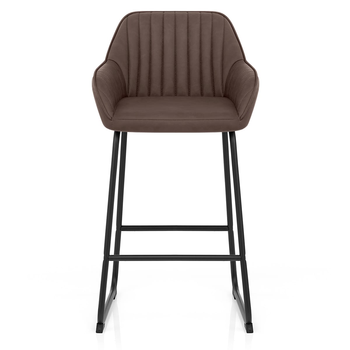 Chaise de Bar Faux Cuir - Kanto Marron 