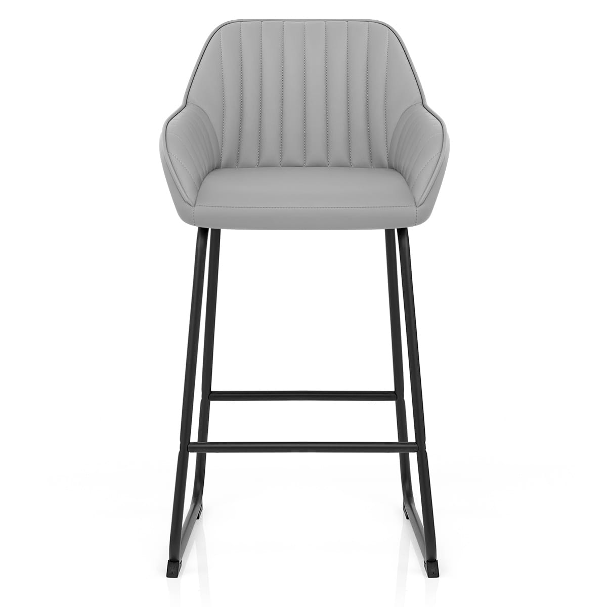 Chaise de Bar Faux Cuir - Kanto Gris 