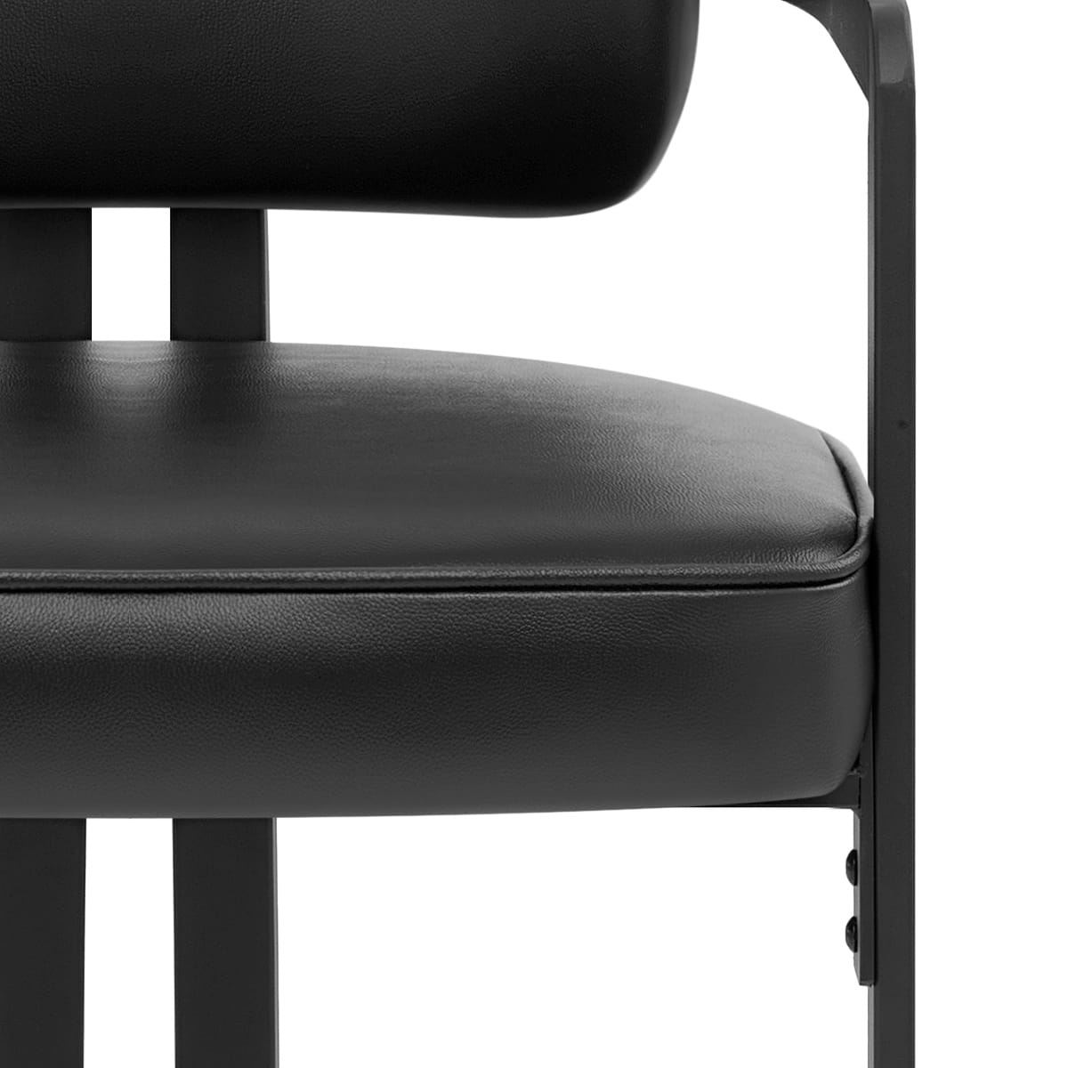 Chaise Cuir Véritable - Kara Noir